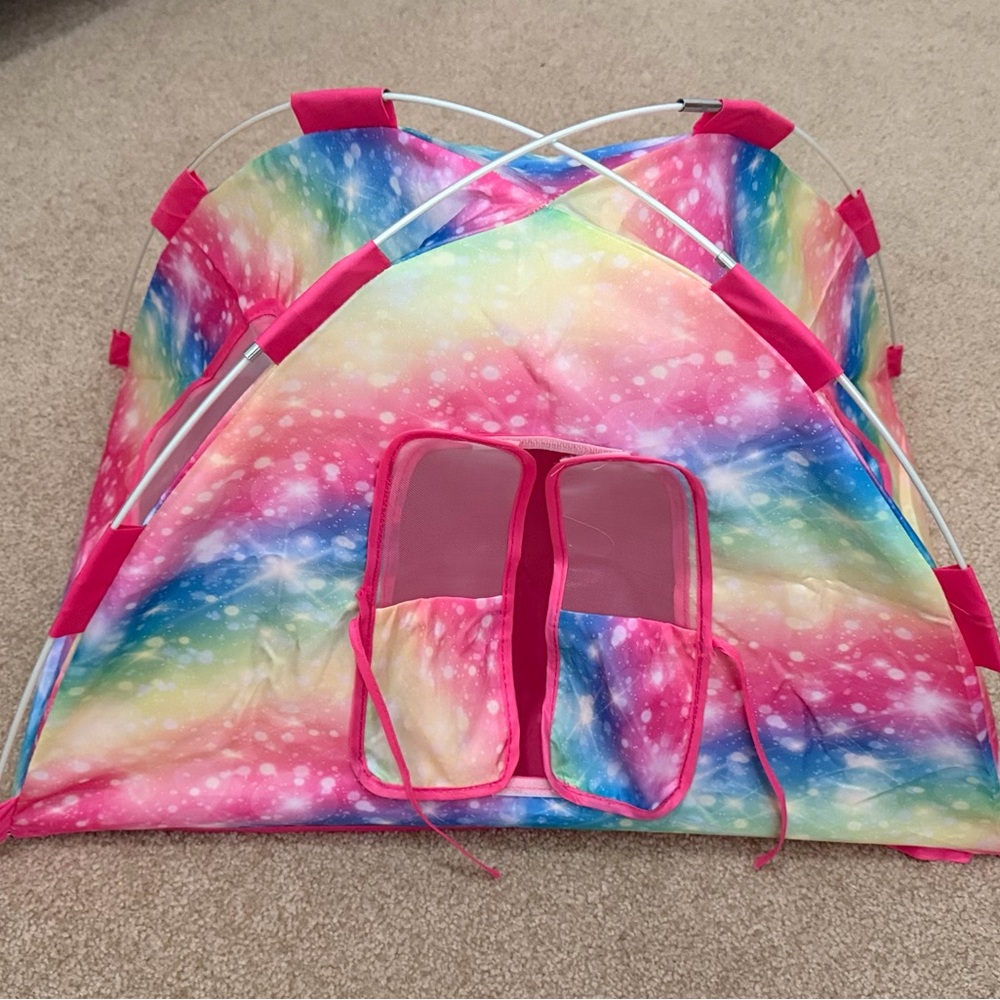 Colorful Tie-Dye Play Tent